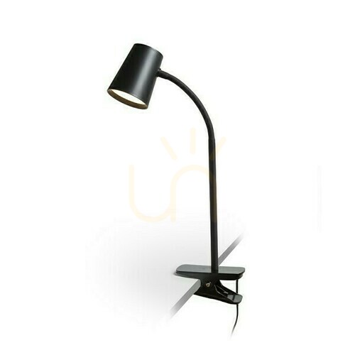 Skontrolujte Verina Dimm Clip-on Stolná lampa čierna 230 V Led 4,5 W 100° 3000 K