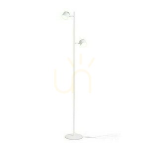 Nova Ii Stojaca lampa biely chróm/akryl Mlieko 230 V Led 2x3,5 W 3000 K small 0