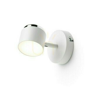 Nova I Nástenné svietidlo na povrch Biely chróm/akryl Mlieko 230 V Led 4,2 W 3000 K small 4