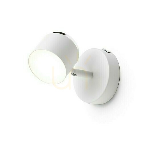 Skontrolujte Nova I Nástenné svietidlo na povrch Biely chróm/akryl Mlieko 230 V Led 4,2 W 3000 K