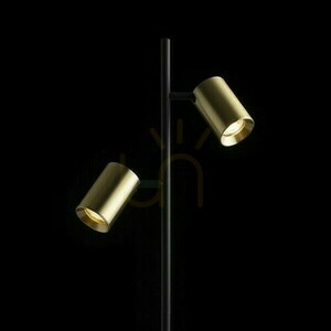 Flynn Ii Stojaca lampa čierna/mosadz brúsená 230 V Led Gu10 2x9 W. small 3