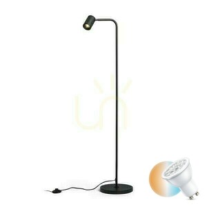 Stojacia lampa Rendl FLYNN I čierna GU10 9 W small 0