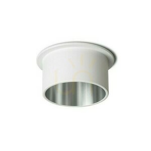 Orta zapustená stropná šošovka biela hliníková 230 V Led Gu10 9 W. small 3