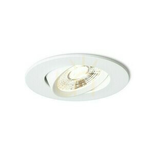 Nefrit Dimm zapustené svietidlo biele 230 V Led 6 W 36° 3000 K small 0