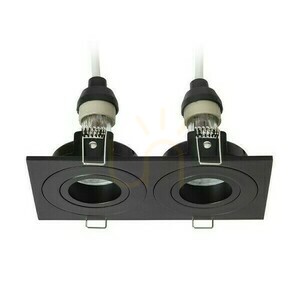 Galo Ii zapustená stropná šošovka čierna 230 V Led Gu10 9 W Ip65 small 4