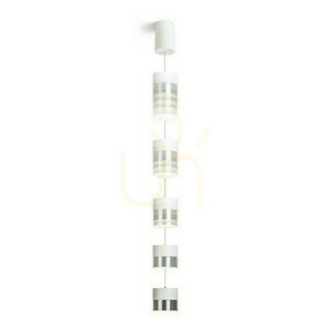 Závesné svietidlo Juniper s nastavením výšky Biely chróm 230 V Led 15 W 30° 3000 K small 3