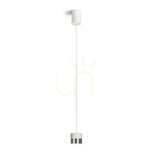 Skontrolujte Závesné svietidlo Juniper s nastavením výšky Biely chróm 230 V Led 15 W 30° 3000 K