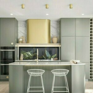 Stropné svietidlo Mantova I Brushed Brass 230 V Led Gu10 7 W. small 1