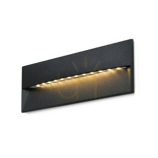vyhliadka Zapustené vonkajšie svietidlo Rep 18 Black 230 V Led 6 W 90° Ip65 3000 K Zapustené vonkajšie svietidlo Rep 18 Black 230 V Led 6 W 90° Ip65 3000 K