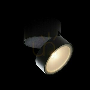 Nástenné svietidlo Flavio R Povrchová montáž čierna 230 V Led 6 W 110° Ip54 3000 K small 4