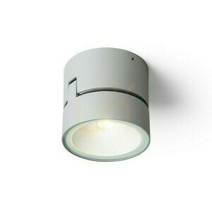 Nástenné svietidlo Flavio R Povrchová montáž Svetlá sivá 230 V Led 6 W 110° ip54 3000 K small 1