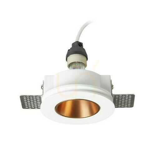 Skontrolujte Daytona Zapustené svietidlo Fixed Gypsum/Copper Brushed 230 V Led Gu10 8 Watt.