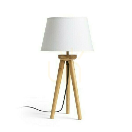 Skontrolujte Stolový stojan s príslušenstvom Basco Lampshade Bamboo 230 V Led E27 15 W.