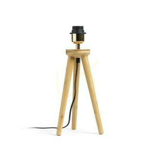 Skontrolujte Stolový stojan s príslušenstvom Basco Lampshade Bamboo 230 V Led E27 15 W.