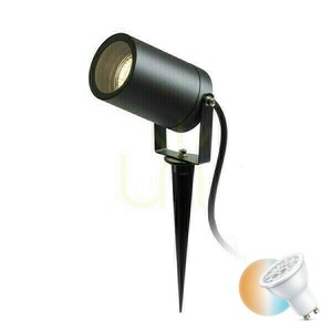 Navona Vonkajší reflektor na klin antracit 230 V Led Gu10 8 W Ip54 small 0