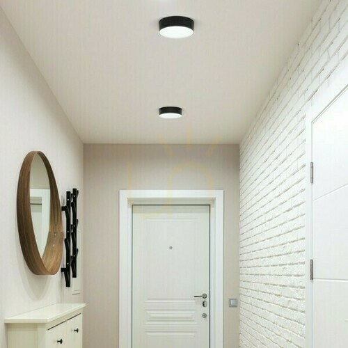 Skontrolujte Vonkajšie plafóny Larisa Out 22 s povrchovou montážou čierne 230 V Led 20 W Ip65 3000 K 4000 5700