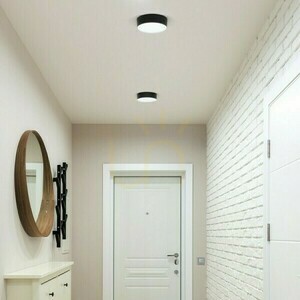 Vonkajšie stropné/nástenné svietidlo Larisa Out 22 povrchová montáž čierne 230V LED 20W IP65 3000K/4000K/5700K small 2