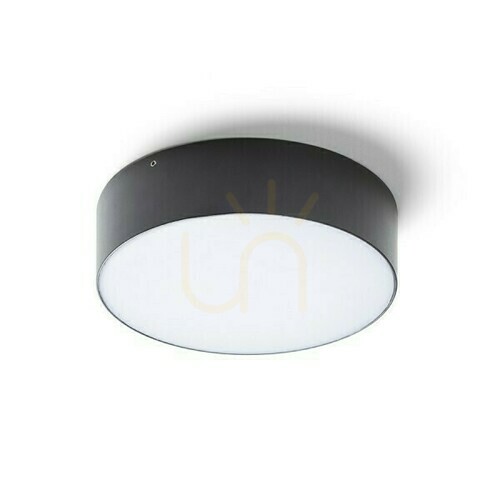 Skontrolujte Vonkajšie plafóny Larisa Out 22 s povrchovou montážou čierne 230 V Led 20 W Ip65 3000 K 4000 5700