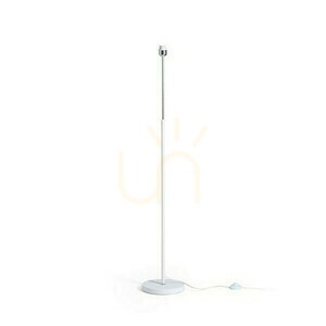 Emmett tienidlo Príslušenstvo Podlahový stojan biely chróm 230 V Led E27 15 W. small 1
