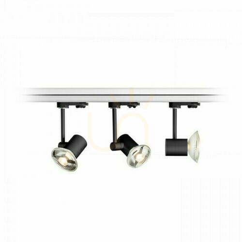 Skontrolujte Faxové reflektory pre 3-fázovú koľajnicu čierne 230 V Led Gu10 12 W.