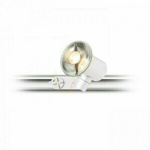 Faxové reflektory pre 3-fázovú koľajnicu biele 230 V Led Gu10 12 W. small 2