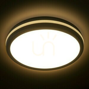 Vonkajšie svietidlo Sono 40 s povrchovou montážou z čierneho plastu 230 V Led W Ip65 3000 K 4000 6000 small 3
