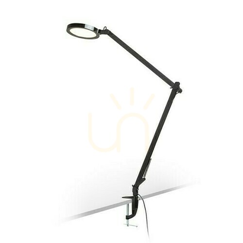 Skontrolujte Stolová lampa Ema Lamoa so svorkou na stôl čierna.