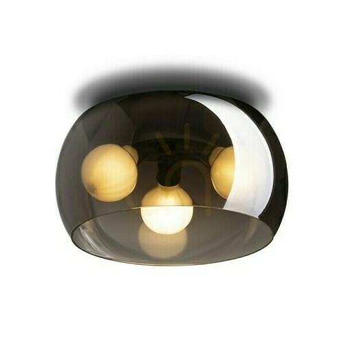 Skontrolujte Plafond Amanda Stropné čierne matné tónované sklo 230 V Led E27 3x15 W.