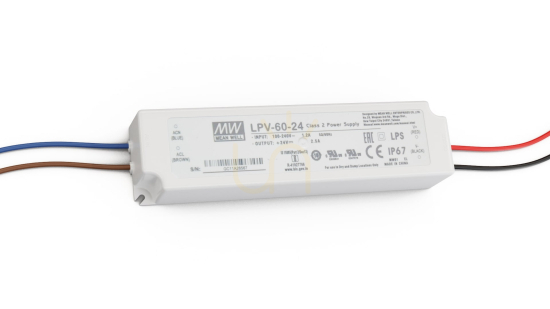 vyhliadka Napájací zdroj MEAN WELL LPV 24V 60W IP67 Napájací zdroj MEAN WELL LPV 24V 60W IP67