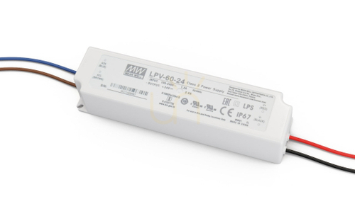 Skontrolujte Napájací zdroj MEAN WELL LPV 24V 60W IP67