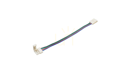 Skontrolujte Konektor RGB pásky 10 mm obojstranný kábel so západkou.