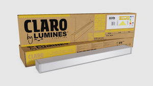 LUMINES Strieborné anódové svietidlo Claro. 4000K 60cm small 2
