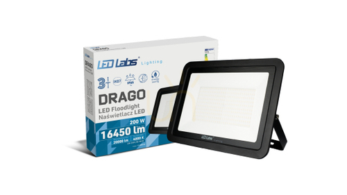 Skontrolujte DRAGO 200W NW IP65 SLIM LED reflektor