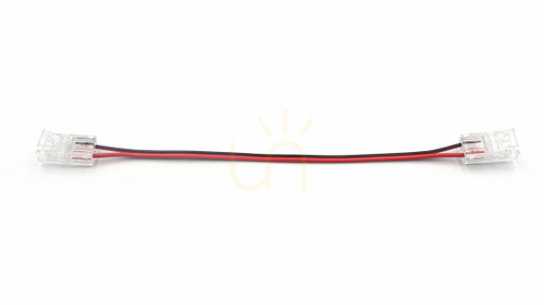Skontrolujte Konektor LED PRO C MINI pre jednofarebné COB LED pásiky 10 mm 2-stranný s vodičom