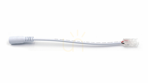 Skontrolujte Konektor LED PRO D MINI pre jednofarebné COB LED pásiky 10 mm - DC zásuvka 2,1/5,5