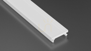 Tienidlo pre LED profil LUMINES SLIM v2 milky 2 m small 0