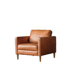 Kreslo Gallery Direct Osborne vintage hnedá koža small 2
