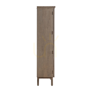 Skriňa Gallery Direct Kyoto 2-dverová, prírodné drevo a ratan, 107 x 37 x 160 cm small 4
