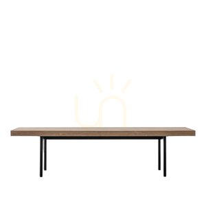 Konferenčný stolík Gallery Direct Okayama dub/oceľ 130 × 50 × 32,5 cm small 0