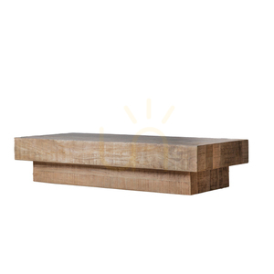Konferenčný stolík Gallery Direct Iowa z mangového dreva 150 × 60 cm prírodný small 3