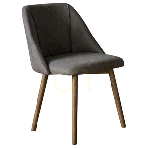 Jedálenská stolička Gallery Direct Elliot bridlicovo sivá jaseň/ľan/polyester 2 ks small 0
