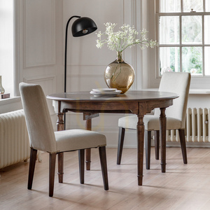 Jedálenské stoličky Gallery Direct Madison cementové ľanové čalúnenie 2 ks small 2