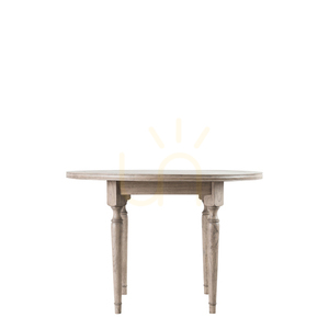 Okrúhly jedálenský stôl Gallery Direct Mustique 110 cm prírodný mindi masív 0 Okrúhly jedálenský stôl Gallery Direct Mustique 110 cm prírodný mindi masív small 0