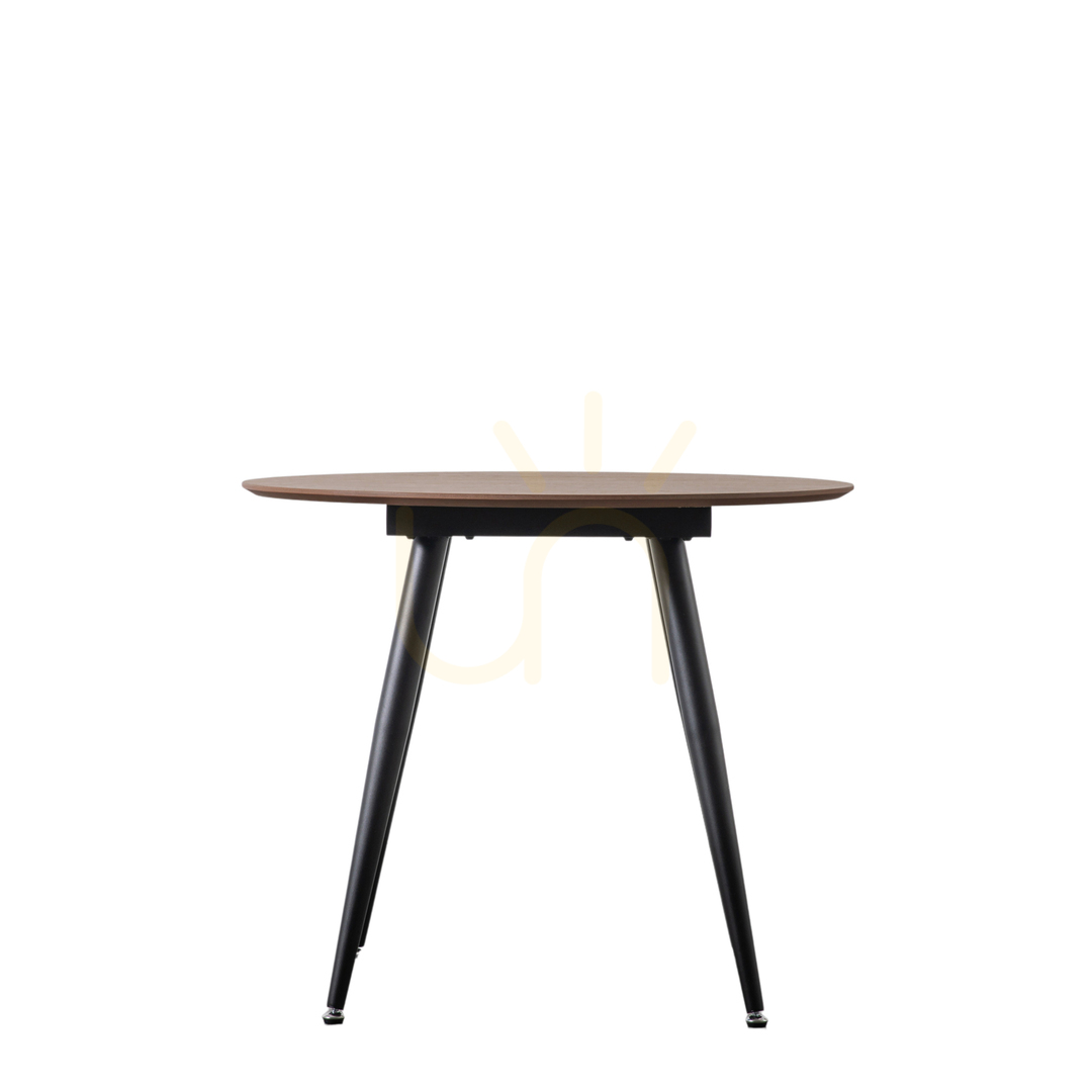 Skontrolujte Jedálenský stôl Gallery Direct Astley orech 90 cm okrúhly MDF/dubová dyha Jedálenský stôl Gallery Direct Astley orech 90 cm okrúhly MDF/dubová dyha