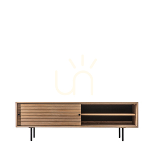 TV stolík Gallery Direct Okayama dub/čierna oceľ 140 × 42 × 44 cm 3 TV stolík Gallery Direct Okayama dub/čierna oceľ 140 × 42 × 44 cm small 3