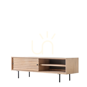 TV stolík Gallery Direct Okayama dub/čierna oceľ 140 × 42 × 44 cm 5 TV stolík Gallery Direct Okayama dub/čierna oceľ 140 × 42 × 44 cm small 5