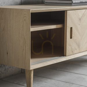 Polica pod TV Gallery Direct Milano dub 140 x 40 x 50 cm small 3