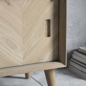 Polica pod TV Gallery Direct Milano dub 140 x 40 x 50 cm small 4