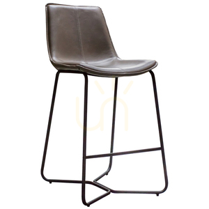 Barová stolička Gallery Direct Hawking Ember 65 cm PU koža kov 2 ks small 3