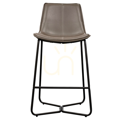 Skontrolujte Barová stolička Gallery Direct Hawking Ember 65 cm PU koža kov 2 ks